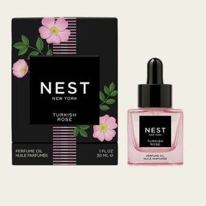 NEST Fragrances Turkish Rose Perfume Oil - Pink and Black
